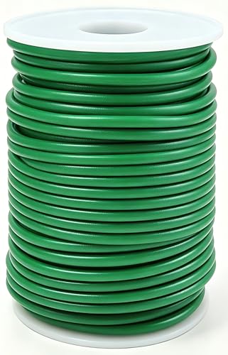 Flexible Garden Plant Ties - 66ft Soft & Reusable Plant Wire, 3.5mm Twist Tie for Climbing Plants, Vegetables & Flowers, Waterproof Indoor Outdoor Plant Support Training Wire