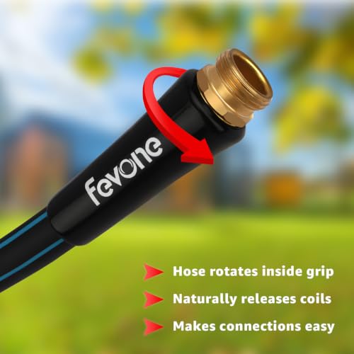 FEVONE 3 ft Lead-in Garden Hose, Leader Hose for Hose Reel - size: 3FT