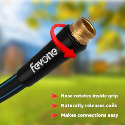 FEVONE 3 ft Lead-in Garden Hose, Leader Hose for Hose Reel - size: 3FT
