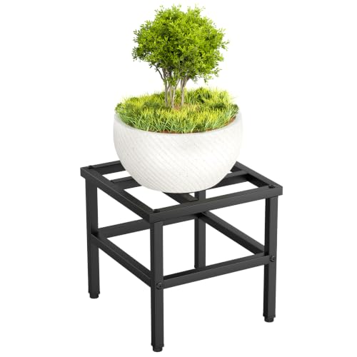 Detukna Plant Stand Indoor Outdoor, 12" Heavy Duty Metal Plant Stand, 1Pack - color: 1 Pack