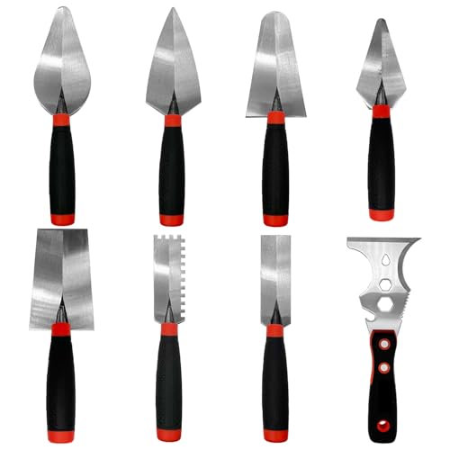 8 Pcs Small Margin Trowel Set - size: Small 8pcs
