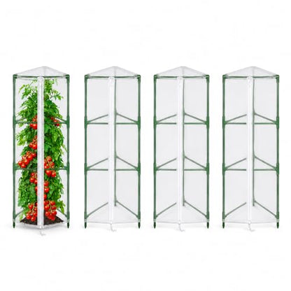 Halatool Garden Tomato Plant Cover Netting, Fits 40–55" Tomato Cages - size: 45 Inch