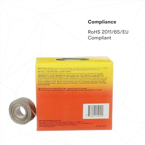 3M Scotch Electrical Shielding Tape 24, 1 in x 15 ft, 1 Roll