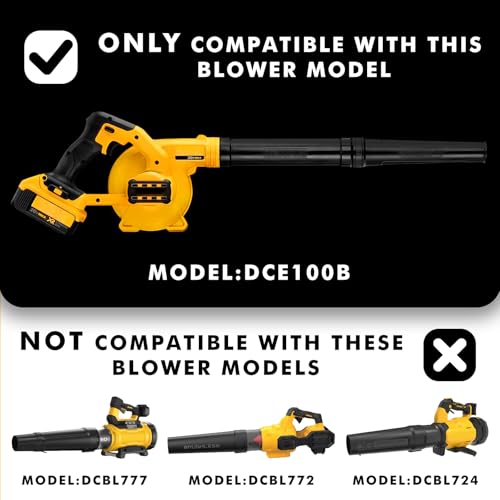 Leaf Blower Rack, Wall-Mounted Tool Hanger Compatible with DCE100B, Grass Trimmers, Hedge Trimmers & Garden Power Tools for Garage Organization,1 Pack - color: Yellow-1 Pack