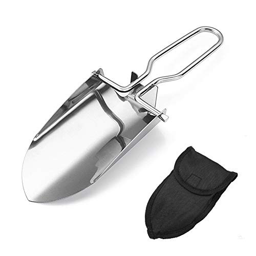 Lightweight Mini Shovels, Stainless Steel Foldable Garden Trowel