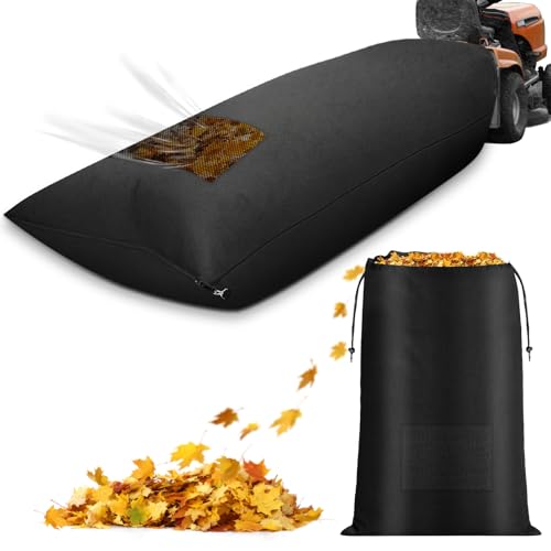 78.7"x51.1" 420D Oxford Lawn Tractor Grass Bag for 54" Riding Mowers - size: 78.7x51.1 Inch