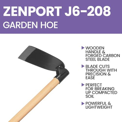 Zenport Wood Handled Hoe