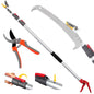 10FT Telescoping Pole Saw with Pruner, Extendable Tree Trimmer