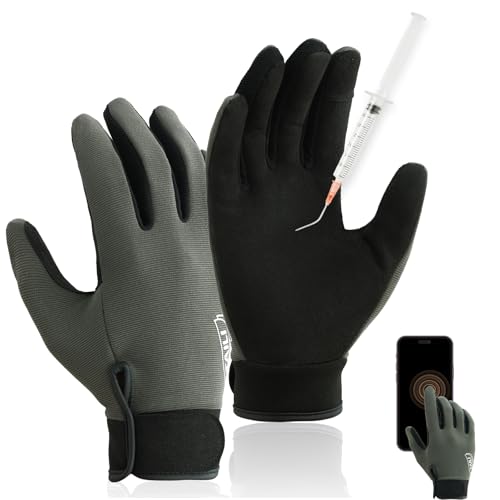 TAILI 2 Pairs Level 5 Puncture Resistant, Level 2 Needle Resistant Gloves M - size: Medium