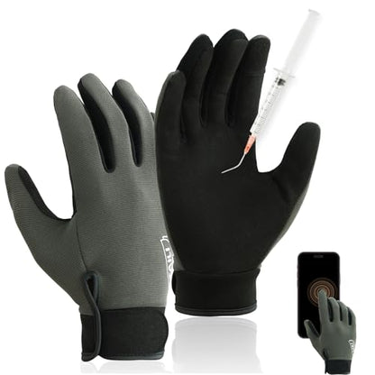 TAILI 2 Pairs Level 5 Puncture Resistant, Level 2 Needle Resistant Gloves M - size: Medium