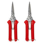Sanung 910 2 PACK Garden Pruning Shears Multipurpose Flower Stems Branch Fruit Picking Shears Scissors Gardening Hand Pruners with Straight Steel Blades Safety Lock