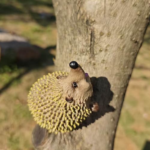 Hedgehog Figurines Sculpture Adorable Garden Statue Decoration