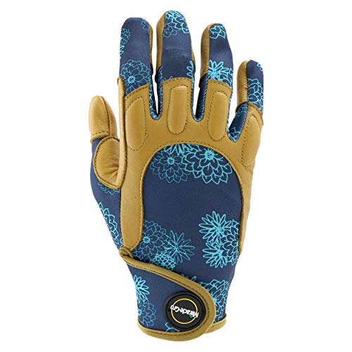Miracle-Gro MG86213/WML Premium Goatskin Padded Palm Gloves - size: Small (Pack of 1)