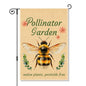 Perfectinsoy Pollinator Garden with Native Plants Pesticide Free Yard Flag - color: Beige69