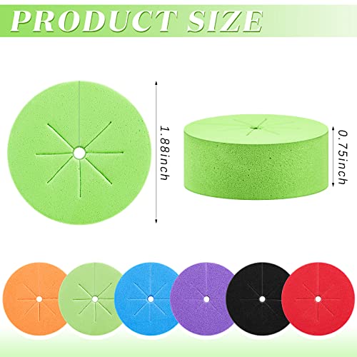 240 Pcs 2 Inch Clone Collars Neoprene Inserts Hydroponic Cloner, Multicolor - color: Multicolor