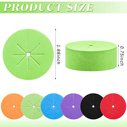 240 Pcs 2 Inch Clone Collars Neoprene Inserts Hydroponic Cloner, Multicolor - color: Multicolor