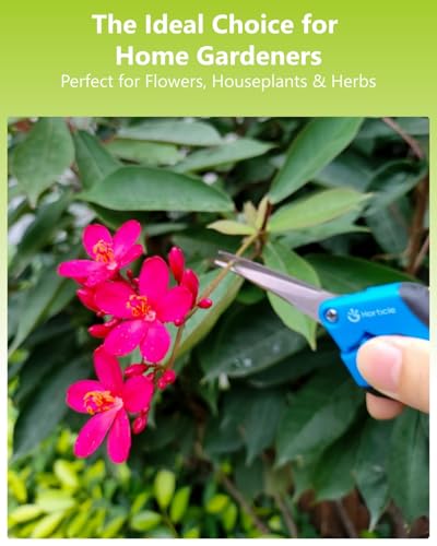 2-Pack 6.5" Garden Scissors Pruning Shears for Detailed Gardening