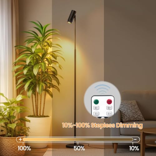 Auto On/Off Timer - 6FT Standing Grow Light for Indoor Plants, 30W