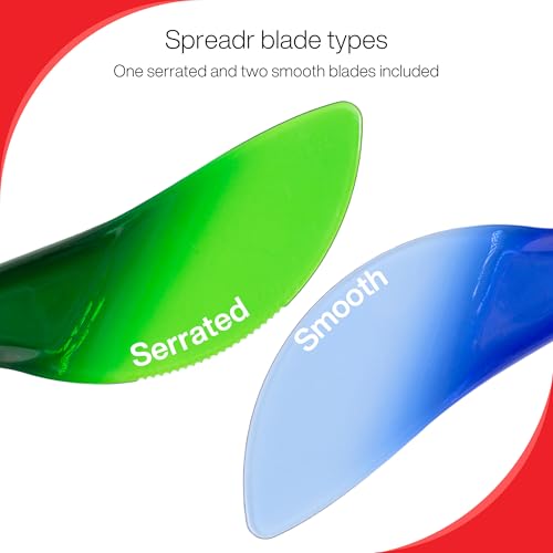 Spreader Knife Set, 3 Pack, BPA-Free, Dishwasher Safe | Assorted Colors