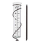 La Crosse 704-08967-INT Original Handcrafted Colombian Metal Finish Spiral Rain Gauge with 5-inch Capacity Glass Rain Garden Tube - color: Bronze