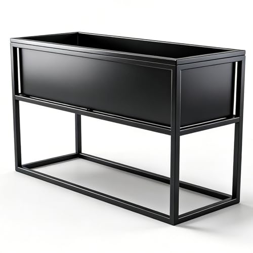 Raised Garden Bed Elevated Planter Box with Legs Black - size: 29.5"Lx11.8W"x16"H