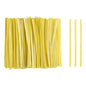 HARFINGTON 500pcs Bag Twist Ties 4" Reusable Plastic Twist Ties Wire Cable Ties for Party Bread Candy Cake, Yellow - color: Yellow