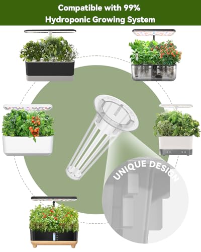 LYKOCLEAN Herb Seed Pod Kit Compatible with AeroGarden Hydroponics Growing System, Complete Indoor Gardening Supply (Basil, 16-pods) - color: Basil, size: 16-pods