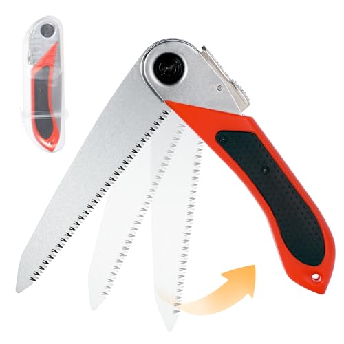 6" SK5 7TPI Folding Saw for Camping Hiking Garden - size: 6Inch-Orange