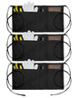 Canvas Work Waist Apron with 3 Pocket - color: 3 Pack Black Canvas Apron