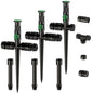 Multi-Adjustable Above Ground DIY Irrigation Sprinkler System - color: 3Pack