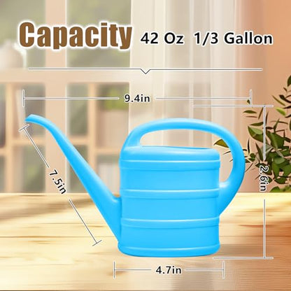 Grip Watering Can - for Indoor Plant Garden - 1/3 Gallon - Blue - color: Blue