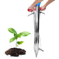 AIWFL Seedling Transplanter Long Handled Bulb Planter Tools Garden Tools - size: Double Handle With Foot