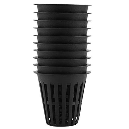 Joyzan Net Cup Pots, Hydroponic Plastic Slotted Cups Plant Nursery 2.16in