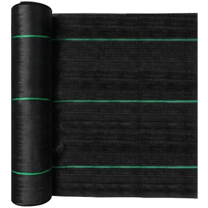3ft x 100ft Weed Barrier Fabric, Heavy Duty Landscape Fabric - size: 3ft x 100ft