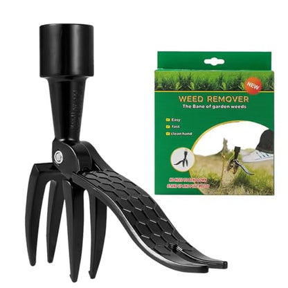 Hardness Weed Pulling Tool,Manual Stand Up Weed Puller Tool Head Replacement,4-Claw Steel Head Design US