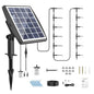 Solar Automatic Drip Irrigation Kit System, JIYANG Solar Powered Auto Easy DIY Watering Device Supported Pots Plants, 6 Timing Modes with Anti-Siphoning Device (Supported 10 Pots, 6Timing Modes) - size: 10 Pot-Drip Irrigation