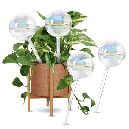 13oz Large Self Watering Globes,Glass Automatic Plant Waterer,Up to 2 Weeks - size: Extra Large 4-Pack
