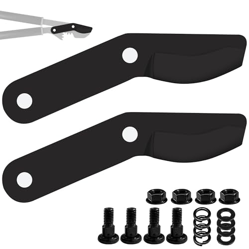 (2-Pack) Alloy Steel Lopper Replacement Blades with Screws