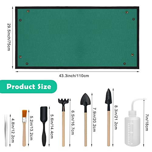 Plant Repotting Mat 43.3" x 29.5", Garden Potting Mat for Indoor