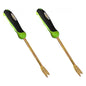 Garden Guru Titanium Dandelion Weeder Tool - Rust Resistant - Ergonomic Handle - Weed Puller for Planting, Weeding, Flower and Vegetable Care in Lawn Garden Yard (2 Pack) - size: 2 Pack, style: Titanium