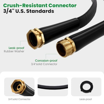 Garden Hose 25FT, Non-Expanding Water Hose Ultra Lightweight - size: 25FT