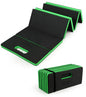 Foldable Mechanic Mat Kneeling Pad, 0.9" Extra Thick EVA Foam,Green - color: Green & Black