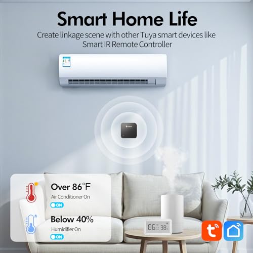 eMylo WiFi Thermometer Hygrometer,Smart Indoor Temperature Humidity Sensor