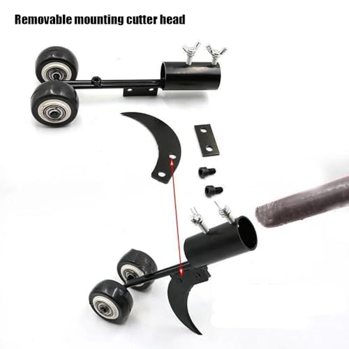 Weed Puller Tool with Wheels, Adjustable Weeding Tools Stand Up Weed Puller for Garden Patio Backyard Lawn Sidewalk Driveways Standing Weeds