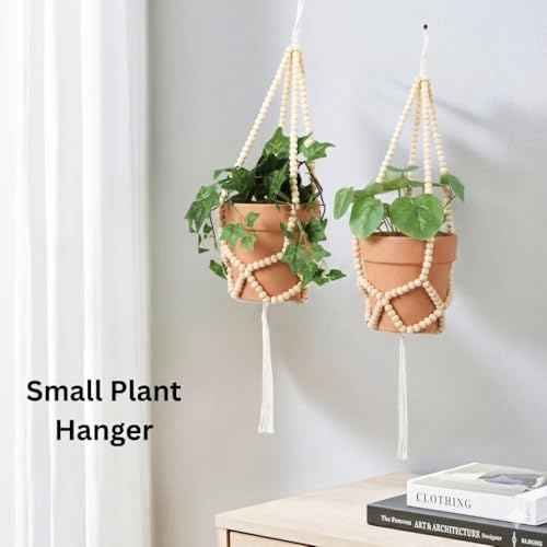 Small Macrame Plant Hanger (for 6"), Short Plant Hanger