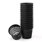 Plastic Net Cups Pots for 3 Inch Holes for Hydroponics, 15 Pack