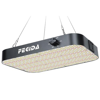 FECiDA 1300W Equivalent LED Grow Light, 130 Watt Power Draw, 0–100 Dimmable - size: 130 Watt