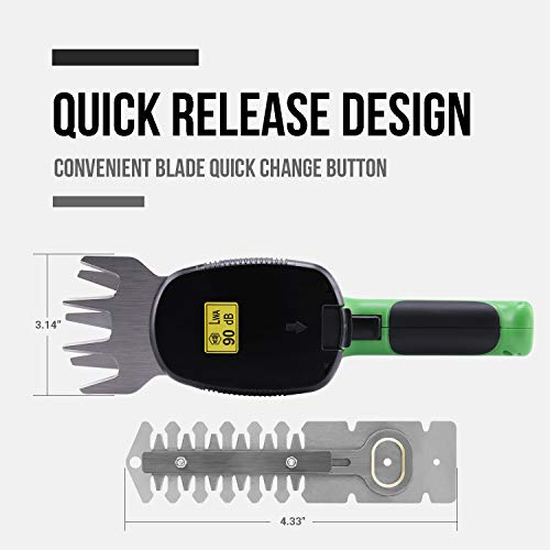 Lichamp 2-in-1 Electric Hand Held Grass Shear
