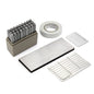 ImpressSeed Crypto Seed Storage Kit - w/Silver Metal Seed Plate (Aluminum) - color: Silver (Aluminum), size: Kit