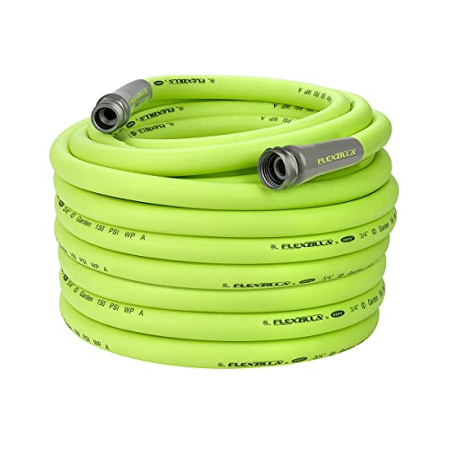 Flexzilla Garden Hose 3/4 in. x 100 ft., Lightweight All-Weather Water Hose, Durable and Flexible, Leak-Free Connections - size: 100ft